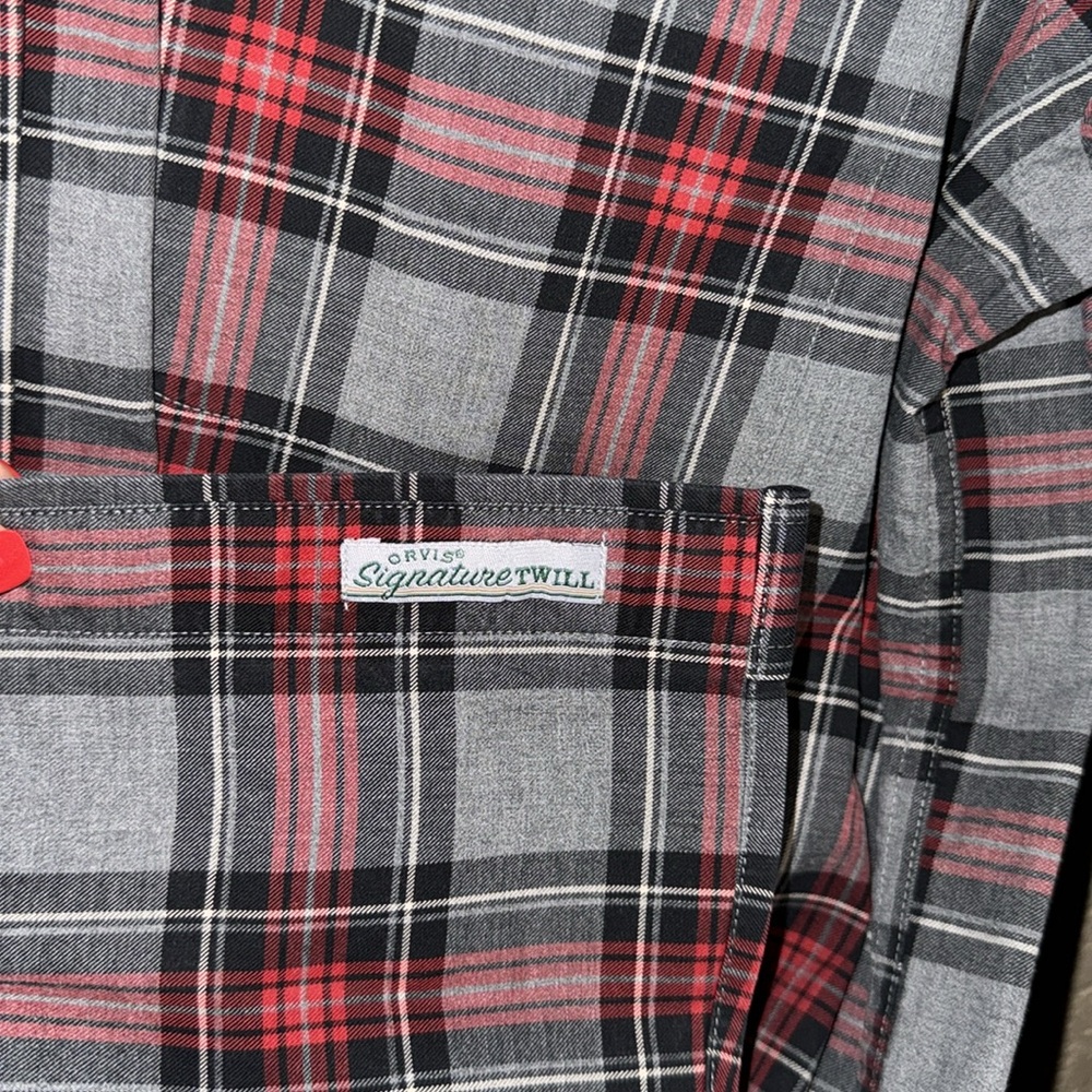Orvis long sleeve button-down dress shirt size large - Picture 2 of 4
